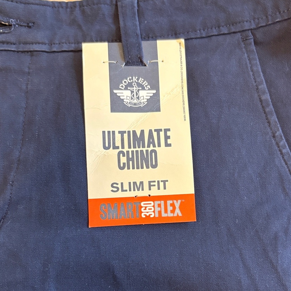Dockers Men's Dark Blue Ultimate Chino Pants - Picture 2 of 4